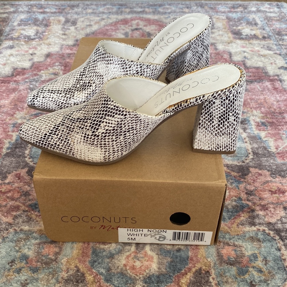 High Noon Mules Coconuts by Matisse BNIB